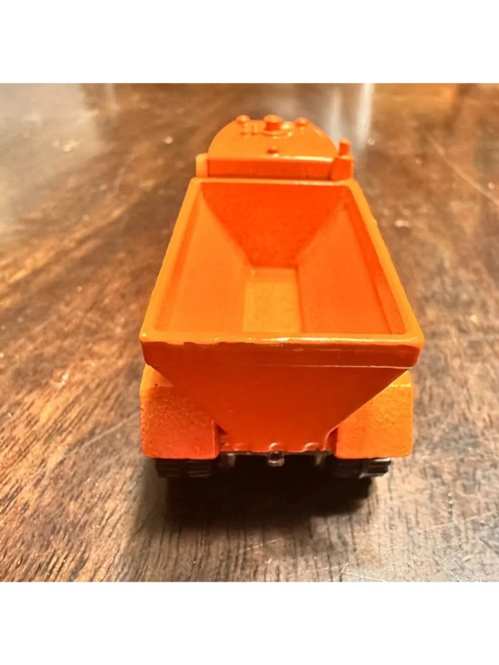 Vintage 1983 Hot Wheels Oshkosh Snow Plow Diecast Truck Orange Mint